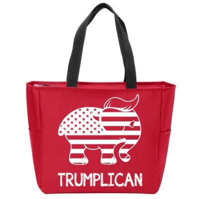 Trumplican Elephant Zip Tote Bag