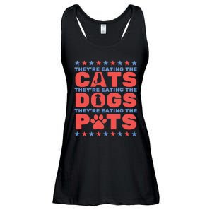 TheyRe Eating The Dogs And Cats The Pets Election 2024 Ladies Essential Flowy Tank