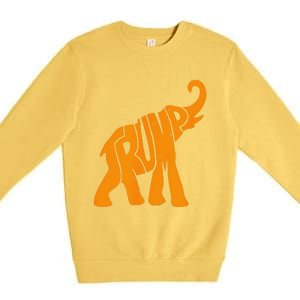 Trump Elephant Premium Crewneck Sweatshirt