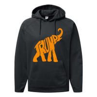 Trump Elephant Performance Fleece Hoodie