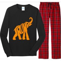 Trump Elephant Long Sleeve Pajama Set