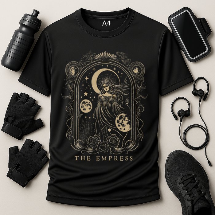 The Empress Tarot Card Goth Emo Occult Graphic Performance Shirt