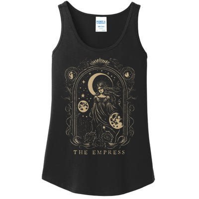 The Empress Tarot Card Goth Emo Occult Graphic Ladies Essential Tank