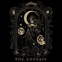 The Empress Tarot Card Goth Emo Occult Graphic Youth Performance Sprint T-Shirt