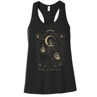 The Empress Tarot Card Goth Emo Occult Graphic Women's Racerback Tank