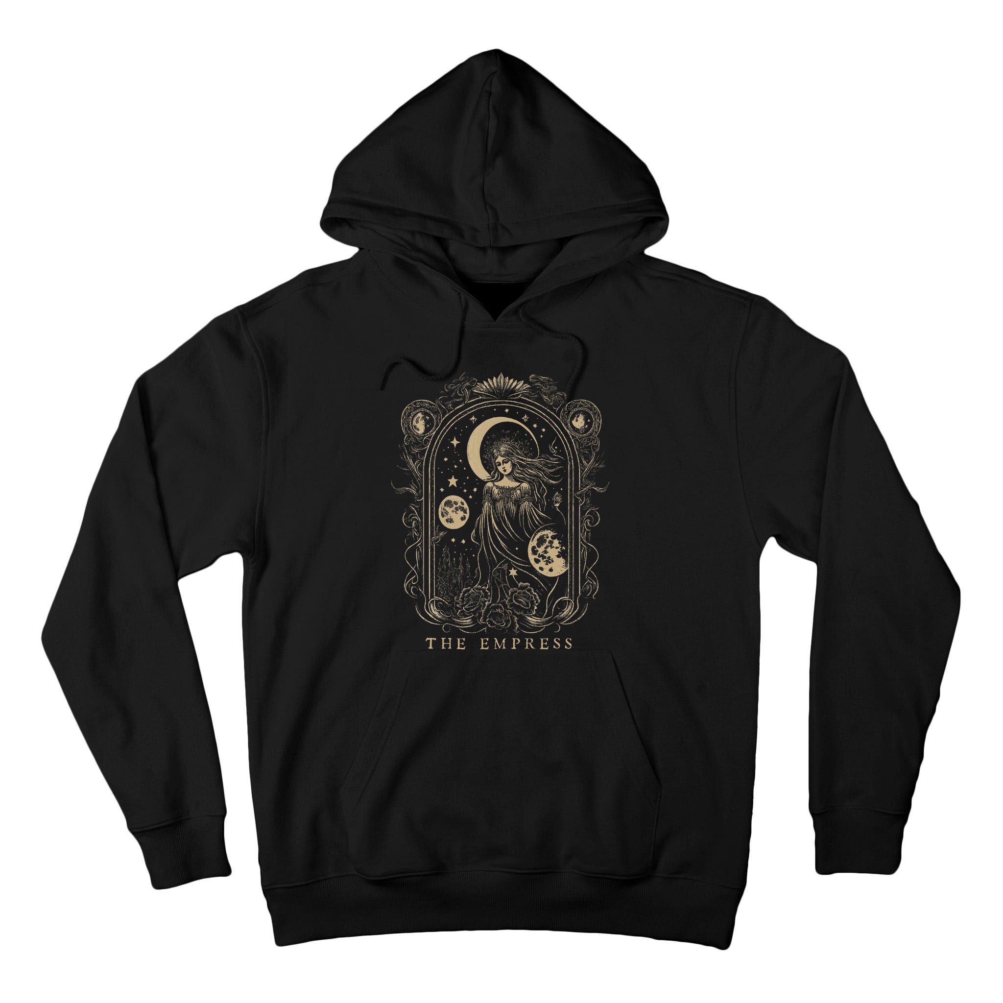 The Empress Tarot Card Goth Emo Occult Graphic Tall Hoodie