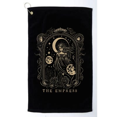 The Empress Tarot Card Goth Emo Occult Graphic Golf Towel
