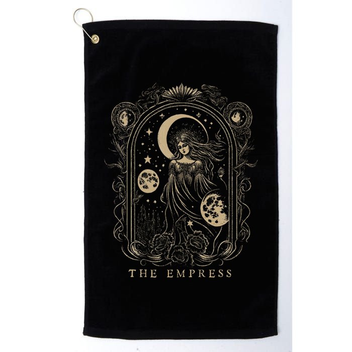 The Empress Tarot Card Goth Emo Occult Graphic Golf Towel