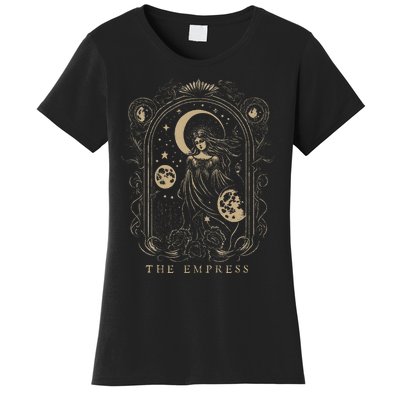 The Empress Tarot Card Goth Emo Occult Graphic Women's T-Shirt