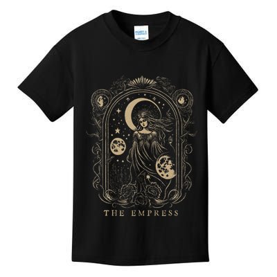 The Empress Tarot Card Goth Emo Occult Graphic Kids T-Shirt
