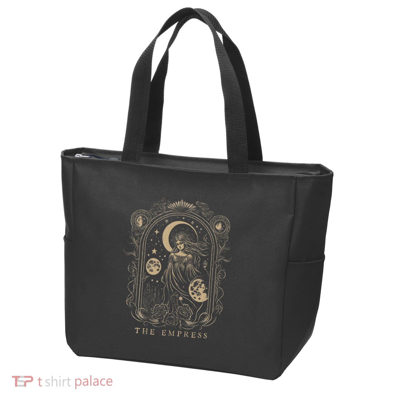 The Empress Tarot Card Goth Emo Occult Graphic Zip Tote Bag