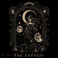 The Empress Tarot Card Goth Emo Occult Graphic Zip Tote Bag