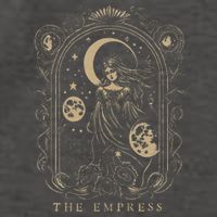 The Empress Tarot Card Goth Emo Occult Graphic Vector Backpack