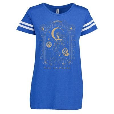 The Empress Tarot Card Goth Emo Occult Graphic Enza Ladies Jersey Football T-Shirt