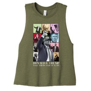 Trump Era Women's Racerback Cropped Tank