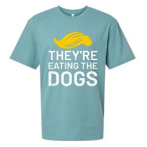 TheyRe Eating The Dogs Sueded Cloud Jersey T-Shirt