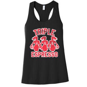 Triple Espresso Wo Soccer Player Women's Racerback Tank