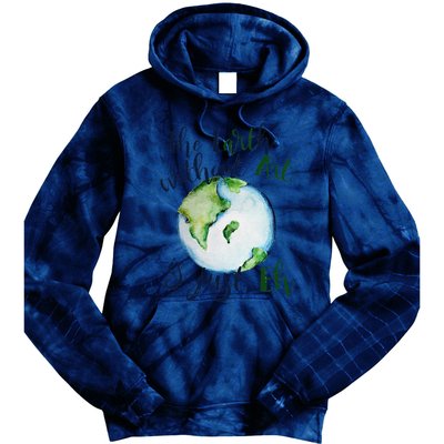 The Earth Without Art Is Just EH Earth Day Cute Tie Dye Hoodie