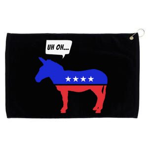 Trump Election Win 2024 Worried Democrat Donkey Reaction Grommeted Golf Towel