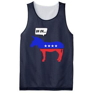 Trump Election Win 2024 Worried Democrat Donkey Reaction Mesh Reversible Basketball Jersey Tank