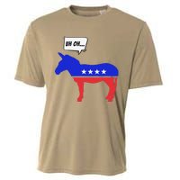 Trump Election Win 2024 Worried Democrat Donkey Reaction Cooling Performance Crew T-Shirt