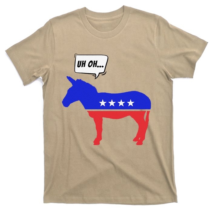 Trump Election Win 2024 Worried Democrat Donkey Reaction T-Shirt