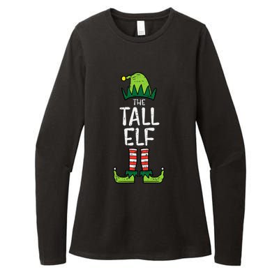 Tall Elf Xmas Matching Christmas For Family Womens CVC Long Sleeve Shirt