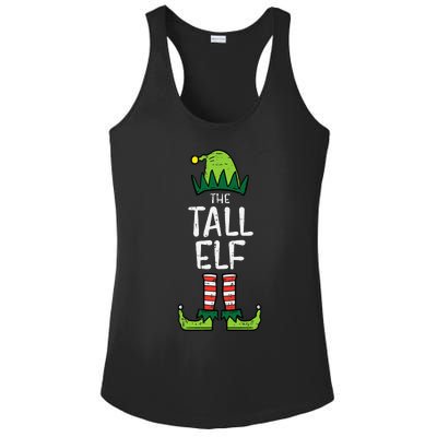 Tall Elf Xmas Matching Christmas For Family Ladies PosiCharge Competitor Racerback Tank