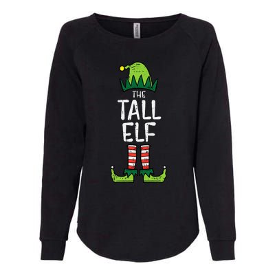 Tall Elf Xmas Matching Christmas For Family Womens California Wash Sweatshirt