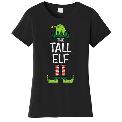 Tall Elf Xmas Matching Christmas For Family Women's T-Shirt