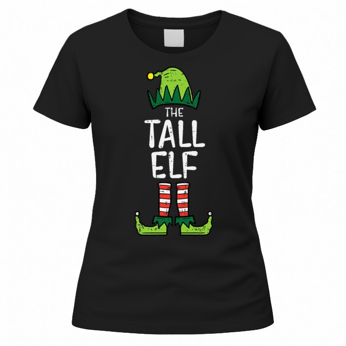 Tall Elf Xmas Matching Christmas For Family Women's T-Shirt