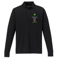 Teacher Elf Xmas Matching Christmas For Family Performance Long Sleeve Polo