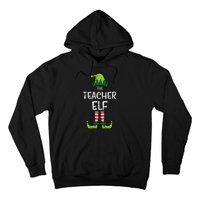 Teacher Elf Xmas Matching Christmas For Family Hoodie