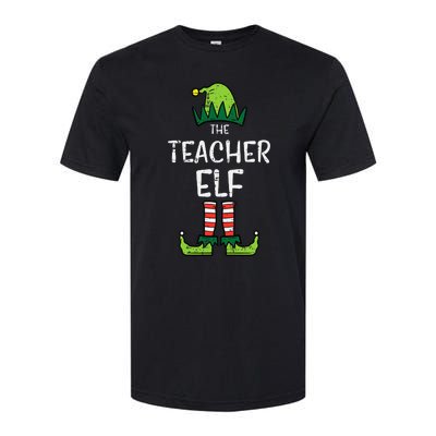 Teacher Elf Xmas Matching Christmas For Family Softstyle CVC T-Shirt