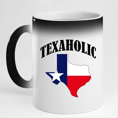 Texaholic 11oz Black Color Changing Mug