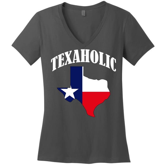 Texaholic Women's V-Neck T-Shirt