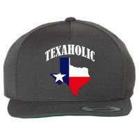 Texaholic Wool Snapback Cap