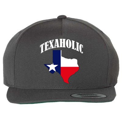 Texaholic Wool Snapback Cap