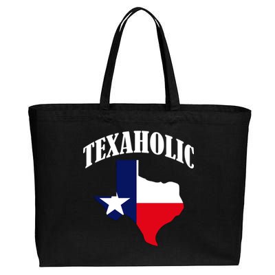 Texaholic Cotton Canvas Jumbo Tote