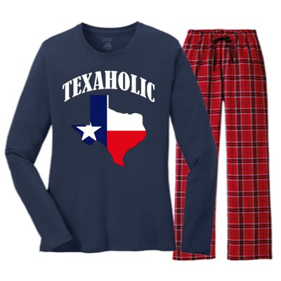 Texaholic Women's Long Sleeve Flannel Pajama Set 