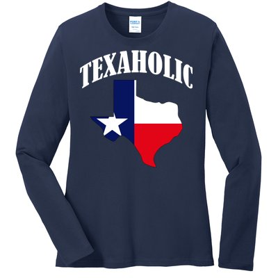 Texaholic Ladies Long Sleeve Shirt