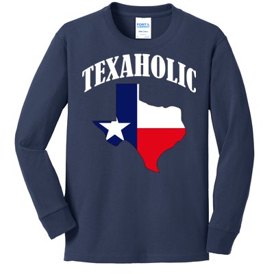 Texaholic Kids Long Sleeve Shirt