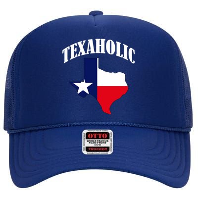 Texaholic High Crown Mesh Back Trucker Hat