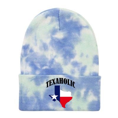 Texaholic Tie Dye 12in Knit Beanie