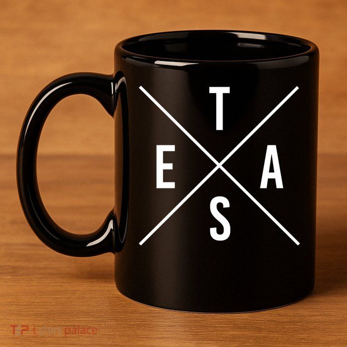 Texas 11oz C Handle Ceramic Mug