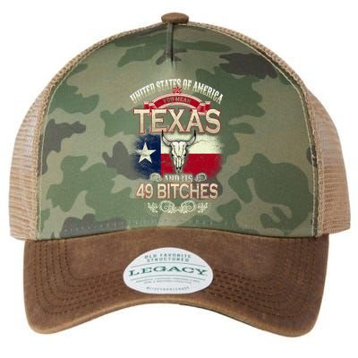 Texas And Its 49 Bitches Legacy Tie Dye Trucker Hat