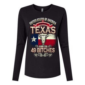 Texas And Its 49 Bitches Womens Cotton Relaxed Long Sleeve T-Shirt