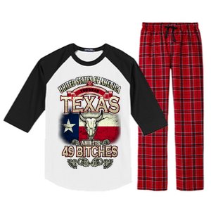 Texas And Its 49 Bitches Raglan Sleeve Pajama Set