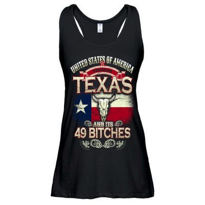 Texas And Its 49 Bitches Ladies Essential Flowy Tank