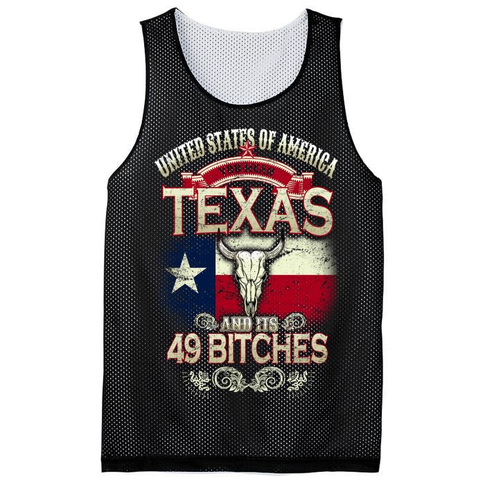 Texas And Its 49 Bitches Mesh Reversible Basketball Jersey Tank